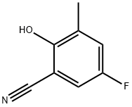 Benzonitrile, 5-fluoro-2-hydroxy-3-methyl- Struktur