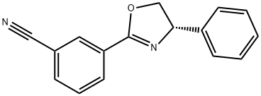 (S)-3-(4-Phenyl-4,5-dihydrooxazol-2-yl)benzonitrile Struktur