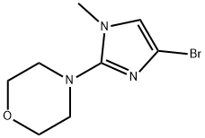 Morpholine, 4-(4-bromo-1-methyl-1H-imidazol-2-yl)- Struktur