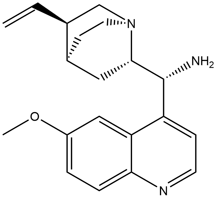 Cinchonan-9-amine, 6'-methoxy-, (8α,9R)- Struktur