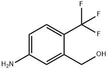 Benzenemethanol, 5-amino-2-(trifluoromethyl)- Struktur