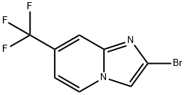 2-Bromo-7-trifluoromethyl-imidazo1,2-apyridine Struktur