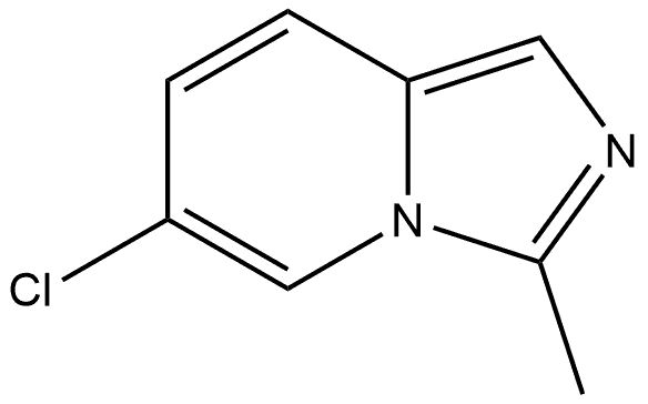 6-chloro-3-methylimidazo[1,5-a]pyridine Struktur