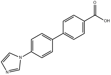 4'-(1H-咪唑-1-基)-[1,1'-聯(lián)苯]-4-羧酸 結構式