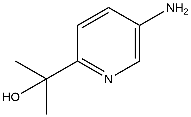 2-Pyridinemethanol, 5-amino-α,α-dimethyl- Struktur