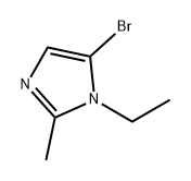 1H-Imidazole, 5-bromo-1-ethyl-2-methyl- Struktur