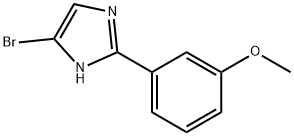 1H-Imidazole, 5-bromo-2-(3-methoxyphenyl)- Struktur