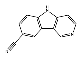 5H-Pyrido[4,3-b]indole-8-carbonitrile Struktur