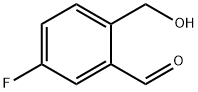 Benzaldehyde, 5-fluoro-2-(hydroxymethyl)- Struktur