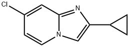 7-chloro-2-cyclopropylimidazo[1,2-a]pyridine Struktur