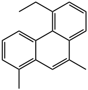 Phenanthrene, 5-ethyl-1,9-dimethyl- Struktur