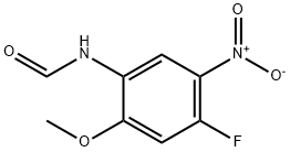 Formamide, N-(4-fluoro-2-methoxy-5-nitrophenyl)- Struktur