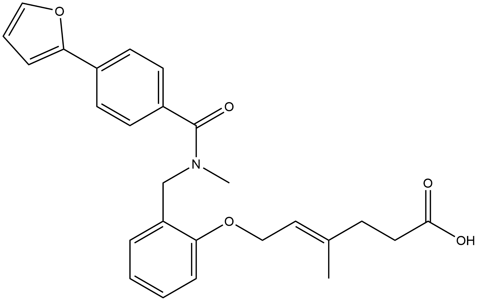 Pparδ agonist 1 Struktur