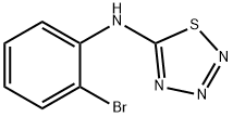 N-(2-Bromophenyl)-1,2,3,4-thiatriazol-5-amine Struktur