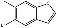 Benzo[b]thiophene, 5-bromo-6-methyl- Struktur