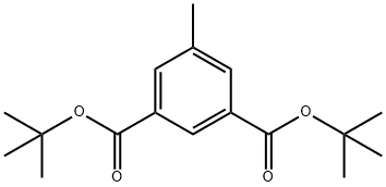 Di-tert-butyl 5-methylisophthalate Struktur