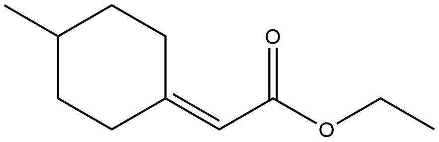 Acetic acid, (4-methylcyclohexylidene)-, ethyl ester, (S)- (9CI) Struktur