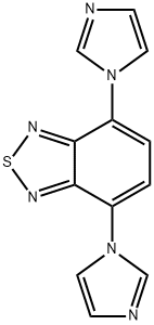 2,1,3-Benzothiadiazole, 4,7-di-1H-imidazol-1-yl- Struktur