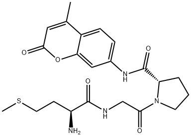 L-Methionylglycyl-N-(4-methyl-2-oxo-2H-1-benzopyran-7-yl)-L-prolinamide Structure