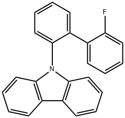 9H-Carbazole, 9-(2'-fluoro[1,1'-biphenyl]-2-yl)- Struktur