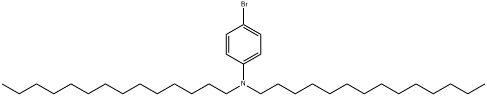 Benzenamine, 4-bromo-N,N-ditetradecyl- Struktur