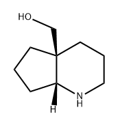 4aH-Cyclopenta[b]pyridine-4a-methanol, octahydro-, (4aS,7aR)- Struktur