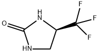 2-Imidazolidinone, 4-(trifluoromethyl)-, (4R)- Struktur