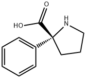 L-Proline, 2-phenyl- Struktur