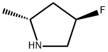 Pyrrolidine, 4-fluoro-2-methyl-, (2R,4R)- Struktur