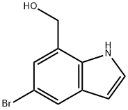 5-Bromo-1H-indole-7-methanol Struktur