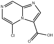 5-Chloroimidazo[1,2-a]pyrazine-3-carboxylic acid Struktur