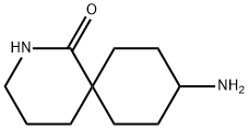 2-Azaspiro[5.5]undecan-1-one, 9-amino- Struktur