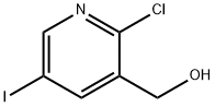 3-Pyridinemethanol, 2-chloro-5-iodo- Struktur