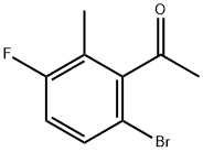 Ethanone, 1-(6-bromo-3-fluoro-2-methylphenyl)- Struktur