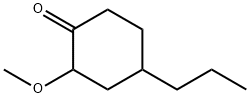 Cyclohexanone, 2-methoxy-4-propyl- Struktur