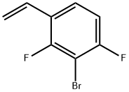 3-Bromo-2,4-difluorostyrene Struktur