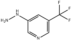 (5-Trifluoromethyl-pyridin-3-yl)-hydrazine Struktur