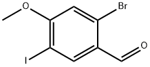 2-Bromo-5-iodo-4-methoxybenzaldehyde Struktur