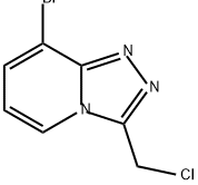 8-bromo-3-(chloromethyl)-[1,2,4]triazolo[4,3-a]pyri
dine Struktur