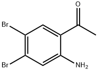 1-(2-Amino-4,5-dibromo-phenyl)-ethanone Struktur