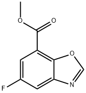 Methyl 5-fluoro-1,3-benzoxazole-7-carboxylate Struktur