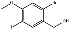 2-Bromo-5-iodo-4-methoxybenzyl alcohol Struktur