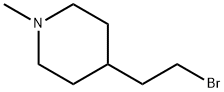 Piperidine, 4-(2-bromoethyl)-1-methyl- Struktur