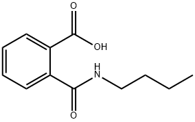 Benzoic acid, 2-[(butylamino)carbonyl]- Struktur