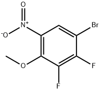 4-Bromo-2,3-difluoro-6-nitroanisole Struktur