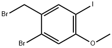 2-Bromo-5-iodo-4-methoxybenzyl bromide Struktur