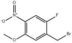 2-Fluoro-5-methoxy-4-nitrobenzyl bromide Struktur