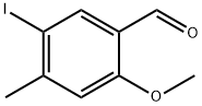 5-iodo-2-methoxy-4-methylbenzaldehyde Struktur