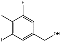 3-Fluoro-5-iodo-4-methylbenzyl alcohol Struktur