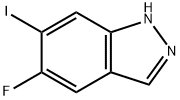 5-Fluoro-6-iodoindazole Struktur